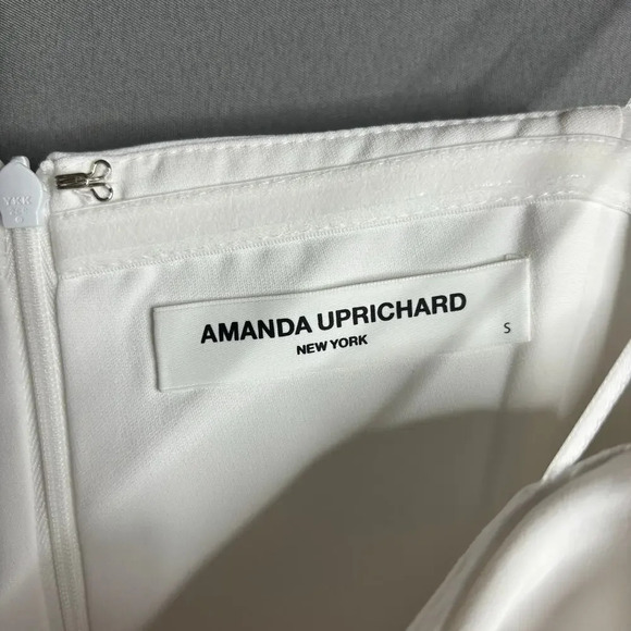 Amanda Uprichard Jania Dress Ivory White Size S - Picture 6 of 7